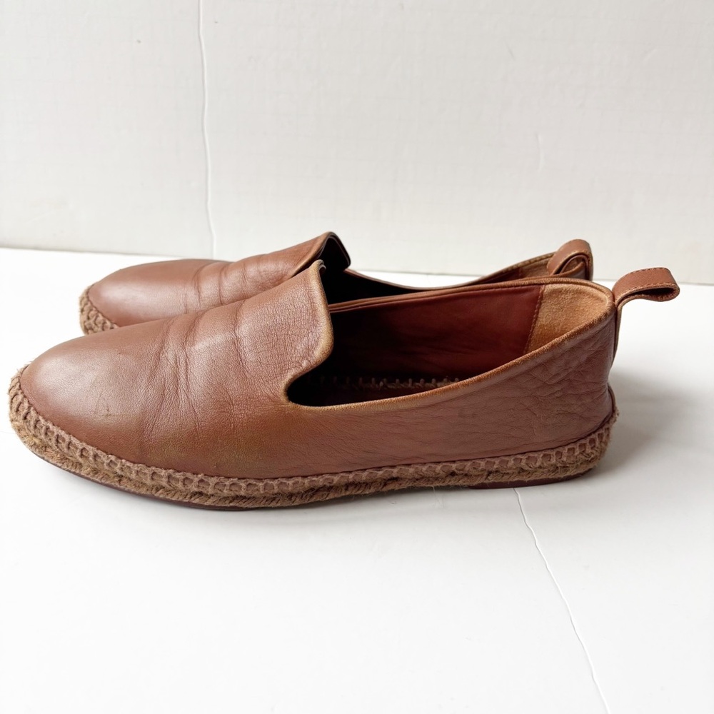 LORO PIANA Agata Espadrilles lamb skin leather  Made in Italy sz. 9